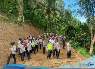 Polresta Deli Serdang Berhasil Amankan Kegiatan Eksekusi Lahan Bendungan Lau Simeme  
